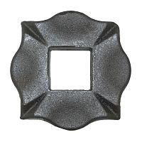 Подпятник кованый 95х95 мм кв 18 мм 4118 Китай Подпятник кованый 95х95 мм кв 18 мм 4118 Китай