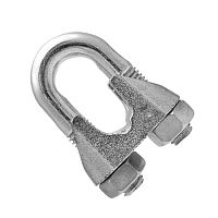 Зажим для стальных канатов DIN741 8мм /10/ Зажим для стальных канатов DIN741 8мм /10/