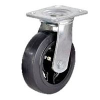 Опора колесная поворотная б/г черн. резина 6х2, SCd 63, (8) Опора колесная поворотная б/г черн. резина 6х2, SCd 63, (8)