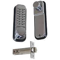 Замок кодовый 100 хром/НОРА*** Замок кодовый 100 хром/НОРА***