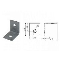 18093 Уголок метал. 25х25х20 (20шт) 18093 Уголок метал. 25х25х20 (20шт)