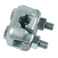 Зажим для троса канатный с двойным упором 6 мм. /1/ Зажим для троса канатный с двойным упором 6 мм. /1/