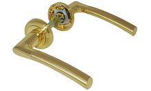 Ручка дверная PAL-06 SG/GP матовое золото "Гарда"*** Ручка дверная PAL-06 SG/GP матовое золото "Гарда"***