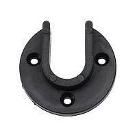 Штангодержатель накладной "Классик" №22 черный, (2000/100) Штангодержатель накладной "Классик" №22 черный, (2000/100)