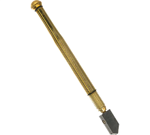 Стеклорез роликовый масленный, металлическая ручка, 16922 Стеклорез роликовый масленный, металлическая ручка, 16922