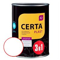 Грунт-эмаль по ржавчине 3 в 1 "CERTA-PLAST", белый (0,8 кг), PL3V10015 Грунт-эмаль по ржавчине 3 в 1 "CERTA-PLAST", белый (0,8 кг), PL3V10015