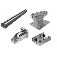 Комплект консольный на основе несущей балки 71х60х3,5 до 400 кг площадка с ролик.-2шт,конц.ролик*** Комплект консольный на основе несущей балки 71х60х3,5 до 400 кг площадка с ролик.-2шт,конц.ролик***