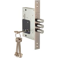 Замок врезной сувальдный 257/Lникель 5 кл. (14734) Замок врезной сувальдный 257/Lникель 5 кл. (14734)