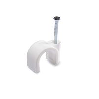 Скобы для кабеля круглые 12 мм (100 шт.), 60332 Скобы для кабеля круглые 12 мм (100 шт.), 60332