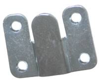 Захват мебельный малый 35х46,5 мм (4 отверстия), цинк /300/ Захват мебельный малый 35х46,5 мм (4 отверстия), цинк /300/