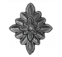 Цветок литой накладка 95х75х8 мм ЦВ.309 Цветок литой накладка 95х75х8 мм ЦВ.309