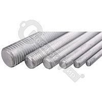 Шпилька резьбовая М10х2000 кл. прочности 5,8-6,8 угол резьбы 60°, цинк Шпилька резьбовая М10х2000 кл. прочности 5,8-6,8 угол резьбы 60°, цинк