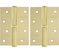 Петля сталь 750-5 мат.латунь правая 11861 Петля сталь 750-5 мат.латунь правая 11861