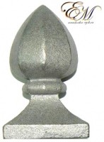 Наконечник кованый пика 85х45 мм кв 40 мм 013 GA Наконечник кованый пика 85х45 мм кв 40 мм 013 GA