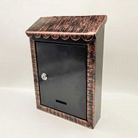 Ящик почтовый "Балтика малый" медная патина 14472 АГРОСНАБ Ящик почтовый "Балтика малый" медная патина 14472 АГРОСНАБ