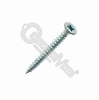 Шуруп универсальный, потай, белый цинк 5х45 /1кг/ Шуруп универсальный, потай, белый цинк 5х45 /1кг/