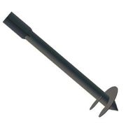 Свая сталь. винтовая-тип шуруп,труба d76 мм, толщ. стенки 3,5 мм,наконеч.-320мм (L-1000мм)