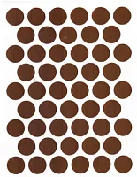 Заглушки самоклеющиеся пластик. 14 мм для евровинта, бук (лист 50 шт.), РС 2100 Заглушки самоклеющиеся пластик. 14 мм для евровинта, бук (лист 50 шт.), РС 2100