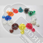 Термошайба ПК "Стандарт"- 4 мм бирюза /10/ Термошайба ПК "Стандарт"- 4 мм бирюза /10/