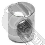 Гайка Бочонок с одним резьбовым отверстием, прямой шлиц М6 10х12 цинк /50/ Гайка Бочонок с одним резьбовым отверстием, прямой шлиц М6 10х12 цинк /50/