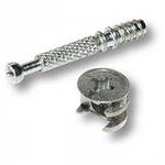 Эксцентрик 15 мм (толщина плиты до 16 мм)+шток (саморез), SL01015-1609 /10/ Эксцентрик 15 мм (толщина плиты до 16 мм)+шток (саморез), SL01015-1609 /10/