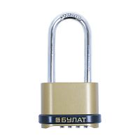 Замок навесной БУЛАТ ВС 564-01 кодовый d=7,5 мм 13 532 (24,6) Замок навесной БУЛАТ ВС 564-01 кодовый d=7,5 мм 13 532 (24,6)