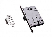 Защелка механическая врезная LP 5112OL BH черненое серебро, сантехническая Защелка механическая врезная LP 5112OL BH черненое серебро, сантехническая