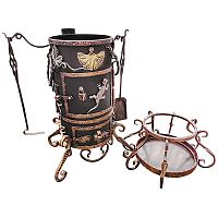 Печь для казана с подставкой (в комплекте кочерга и совок) Печь для казана с подставкой (в комплекте кочерга и совок)