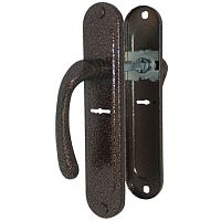 Ручка на планке РДП-2-006-42С-АМ-Л-антик медь,лев./15/