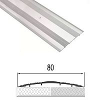 Порог АЛ-492-3,5 алюминивый б/у.Стык широкий 80мм Порог АЛ-492-3,5 алюминивый б/у.Стык широкий 80мм