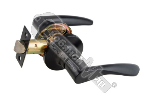 Защелка дверная S-Locked 3901-05 РS BL черный матовый (24) 122380