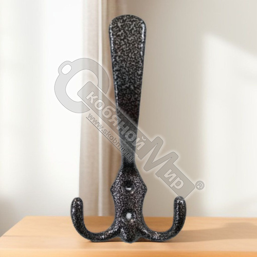 Крючок мебельный большой антик серебро, (30), КМ-1