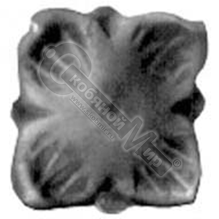 Накладка кованая 60х60х6 мм 7360Т*** Накладка кованая 60х60х6 мм 7360Т***