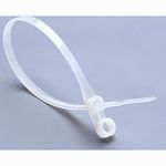 Хомут-стяжка с петлей, нейлон, белый 4,8х300 /100/ Хомут-стяжка с петлей, нейлон, белый 4,8х300 /100/