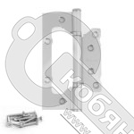 Петля накладная Аvers 100*75*2,5 -B2-NIS сатин 00018546 фото 2 Петля накладная Аvers 100*75*2,5 -B2-NIS сатин 00018546 фото 2