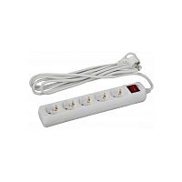 Удлинитель с заземлением 3х1 мм², 5 розеток, 3.0 м, ЭРА U-5e-3m (20/600)*** Удлинитель с заземлением 3х1 мм², 5 розеток, 3.0 м, ЭРА U-5e-3m (20/600)***