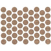 Заглушки самоклеющиеся пластик. 14 мм для евровинта, дуб Небраска (лист 50 шт.), EG.3331 Заглушки самоклеющиеся пластик. 14 мм для евровинта, дуб Небраска (лист 50 шт.), EG.3331