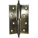 Петля п.сталь.с фигур.шишк.100х70х2,5 АВ (1ВВ) антич.бронза Петля п.сталь.с фигур.шишк.100х70х2,5 АВ (1ВВ) антич.бронза