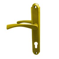 Ручка на планке РДП-1-023-85Ц   ЗОЛ.МЕТАЛ.,цилиндр /15/