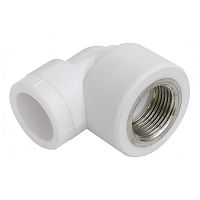 Уголок комбинированный d=25х3/4", внутренняя резьба (F), AQuapipe, 03551 /80/20/ Уголок комбинированный d=25х3/4", внутренняя резьба (F), AQuapipe, 03551 /80/20/