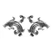 Накладка штампованная 180х170х2,0 мм  пара П 19-1053*** Накладка штампованная 180х170х2,0 мм  пара П 19-1053***