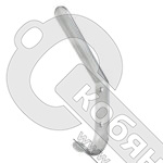 Крючок-вешалка двойной, хром (Домарт) фото 2 Крючок-вешалка двойной, хром (Домарт) фото 2