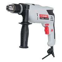 Дрель ударная ЗУБР ДУ-710 ЭРМ2, патрон 13 мм, реверс, сталь 10 мм/бетон 13 мм/дерево 20 мм, 710 Вт Дрель ударная ЗУБР ДУ-710 ЭРМ2, патрон 13 мм, реверс, сталь 10 мм/бетон 13 мм/дерево 20 мм, 710 Вт