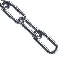 Цепь длиннозвенная DIN 763 8мм сварная, оцинкованная /10 м./15 м./20 м./ Цепь длиннозвенная DIN 763 8мм сварная, оцинкованная /10 м./15 м./20 м./