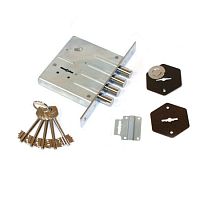 Замок врезной САМ 8-8-М хром (5 ключей), 85200 Замок врезной САМ 8-8-М хром (5 ключей), 85200