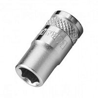 Торцевая головка 1/2" 9 мм, Cr-V, KRAFTOOL "INDUSNRIE QUALITAT"FLANK, 27805-09_z01*** Торцевая головка 1/2" 9 мм, Cr-V, KRAFTOOL "INDUSNRIE QUALITAT"FLANK, 27805-09_z01***