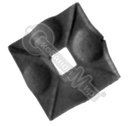 Основание балясины литое 50х50х12,5 мм Китай Основание балясины литое 50х50х12,5 мм Китай