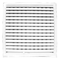 Решетка вентиляционная регулируемая 200х200 мм в рамке с рычажкоим, 2020РРП Решетка вентиляционная регулируемая 200х200 мм в рамке с рычажкоим, 2020РРП