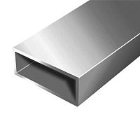 Труба алюминиевая прямоугольная 40х20х2,0 мм - 2,0 м Труба алюминиевая прямоугольная 40х20х2,0 мм - 2,0 м
