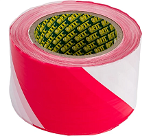 Лента сигнальная для ограждений 70 мм х 200 м, красно-белая, неклейкая, 11854 Лента сигнальная для ограждений 70 мм х 200 м, красно-белая, неклейкая, 11854